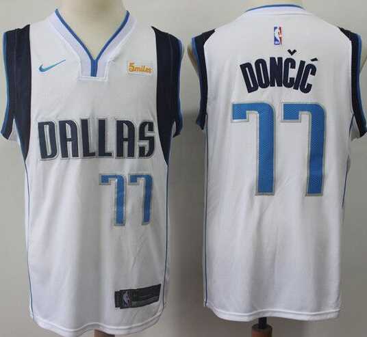 Mavericks 77 Luka Doncic White Nike Swingman Jersey,We sell and wholesale Mavericks 77 Luka Doncic White Nike Swingman Jersey on line form chian!